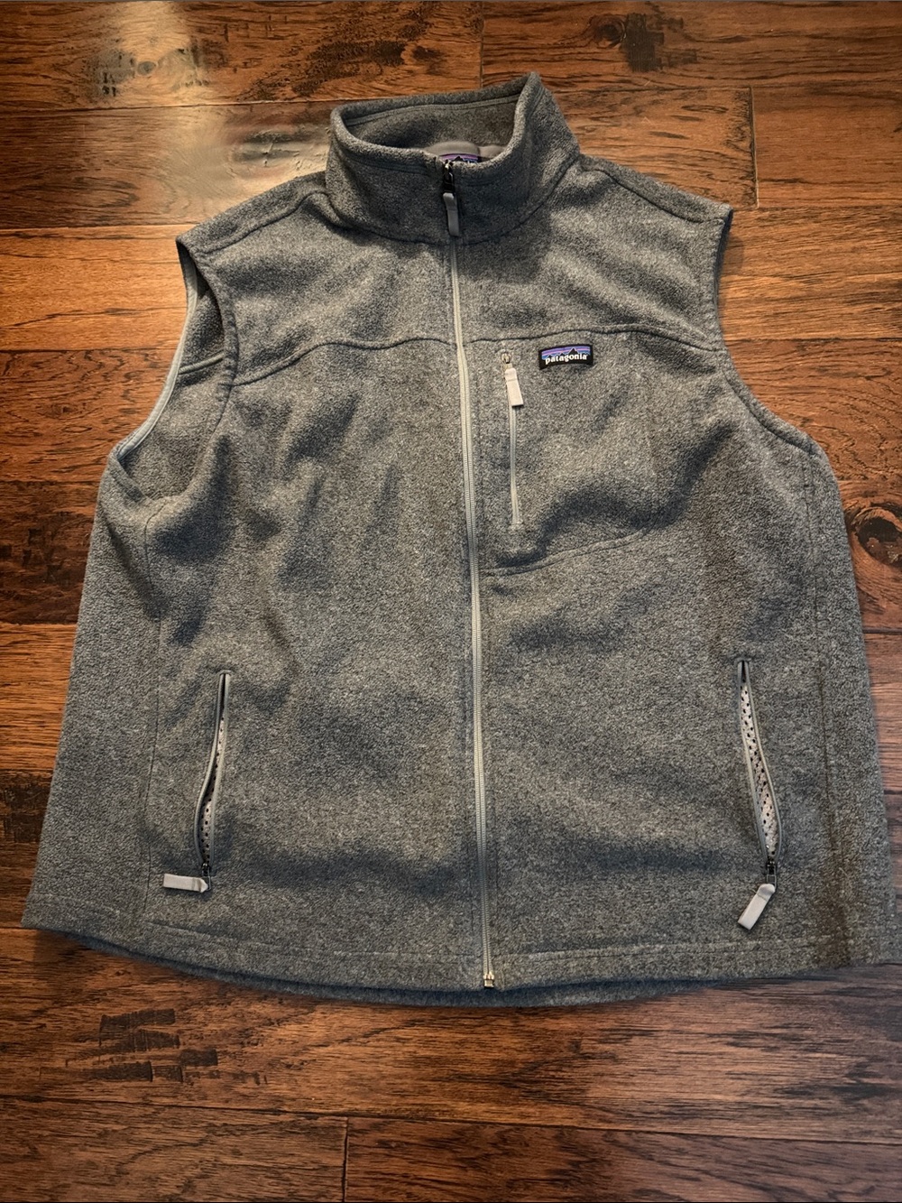 Patagonia Gray Men's Full-Zip Fleece Vest